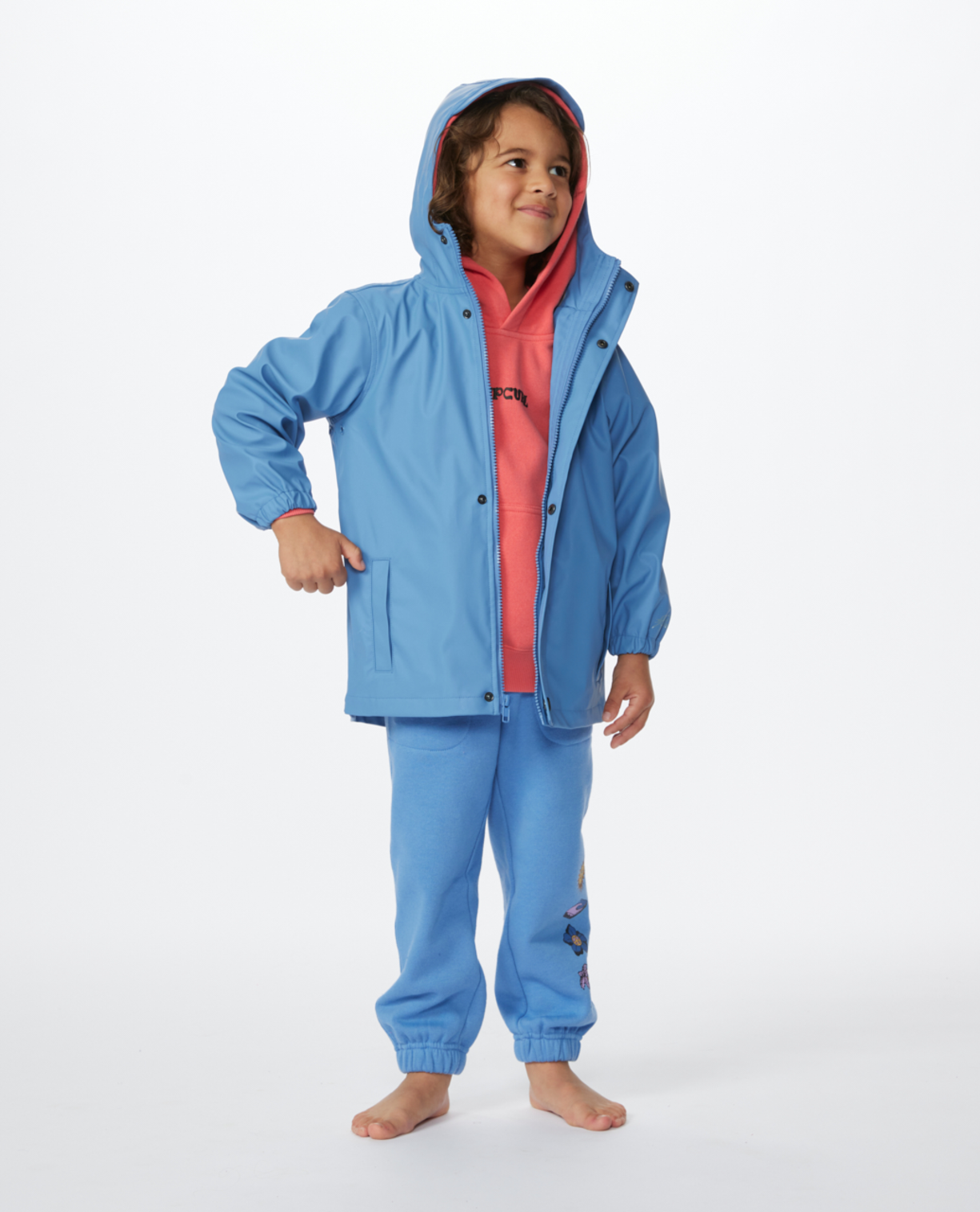 Rip Curl Anti Series Rain Jacket - Kids in BLUE YONDER