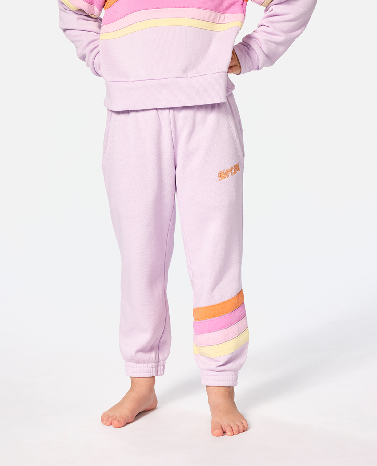 Rip Curl Surf Revival Track Pant-Girl in LIGHT PURPLE