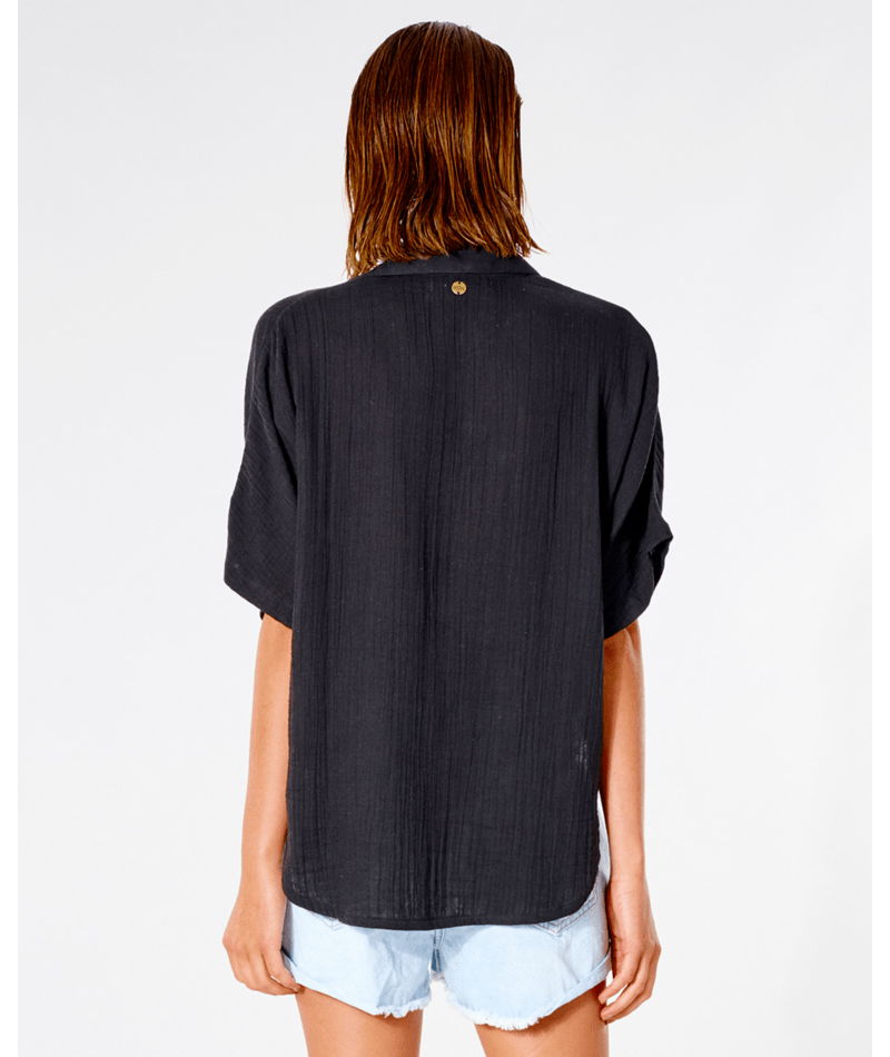 Rip Curl Premium Surf S/S Shirt in BLACK