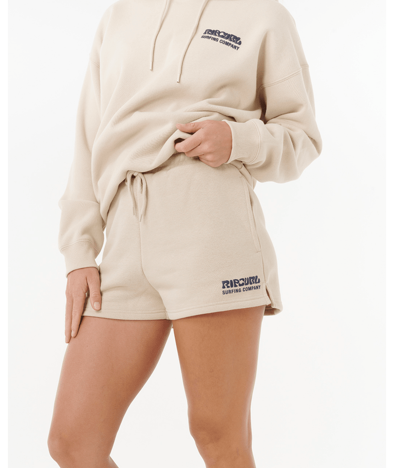 Rip Curl Surf Puff Short in NATURAL
