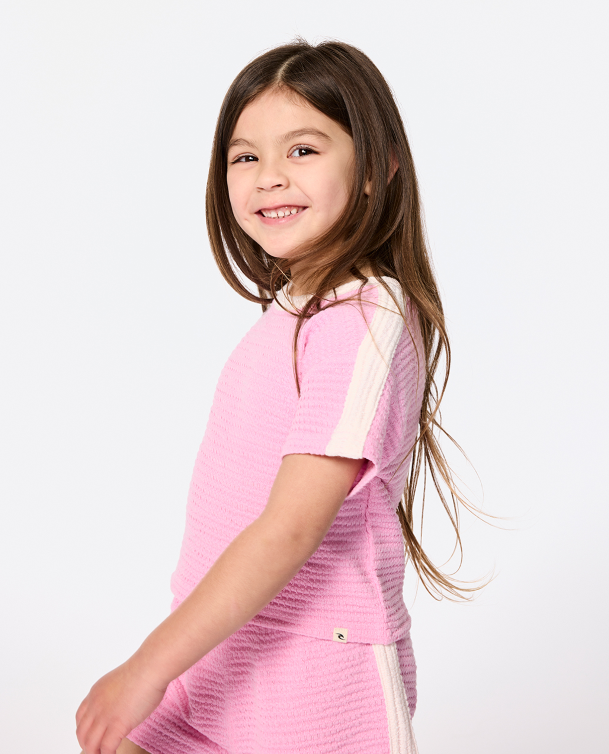 Rip Curl Island Days Bobbi Tee- Girl in PINK