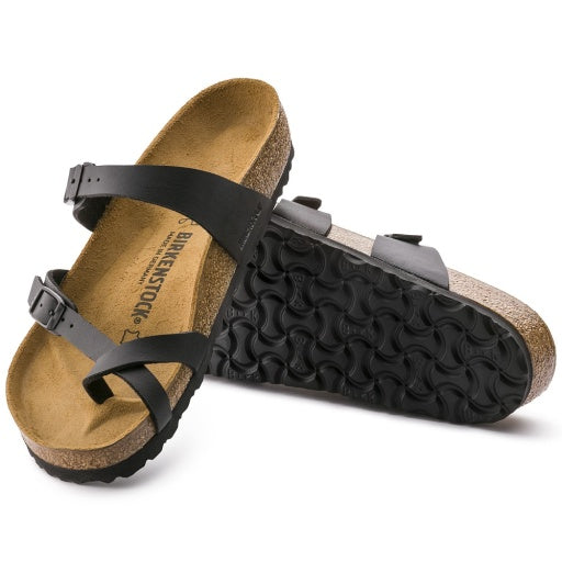 Birkenstock Mayari Black Birko-Flor Narrow in Black