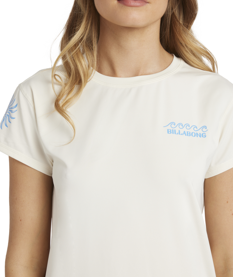 Billabong Find Me Sundays Sunshirt in SALT CRYSTAL