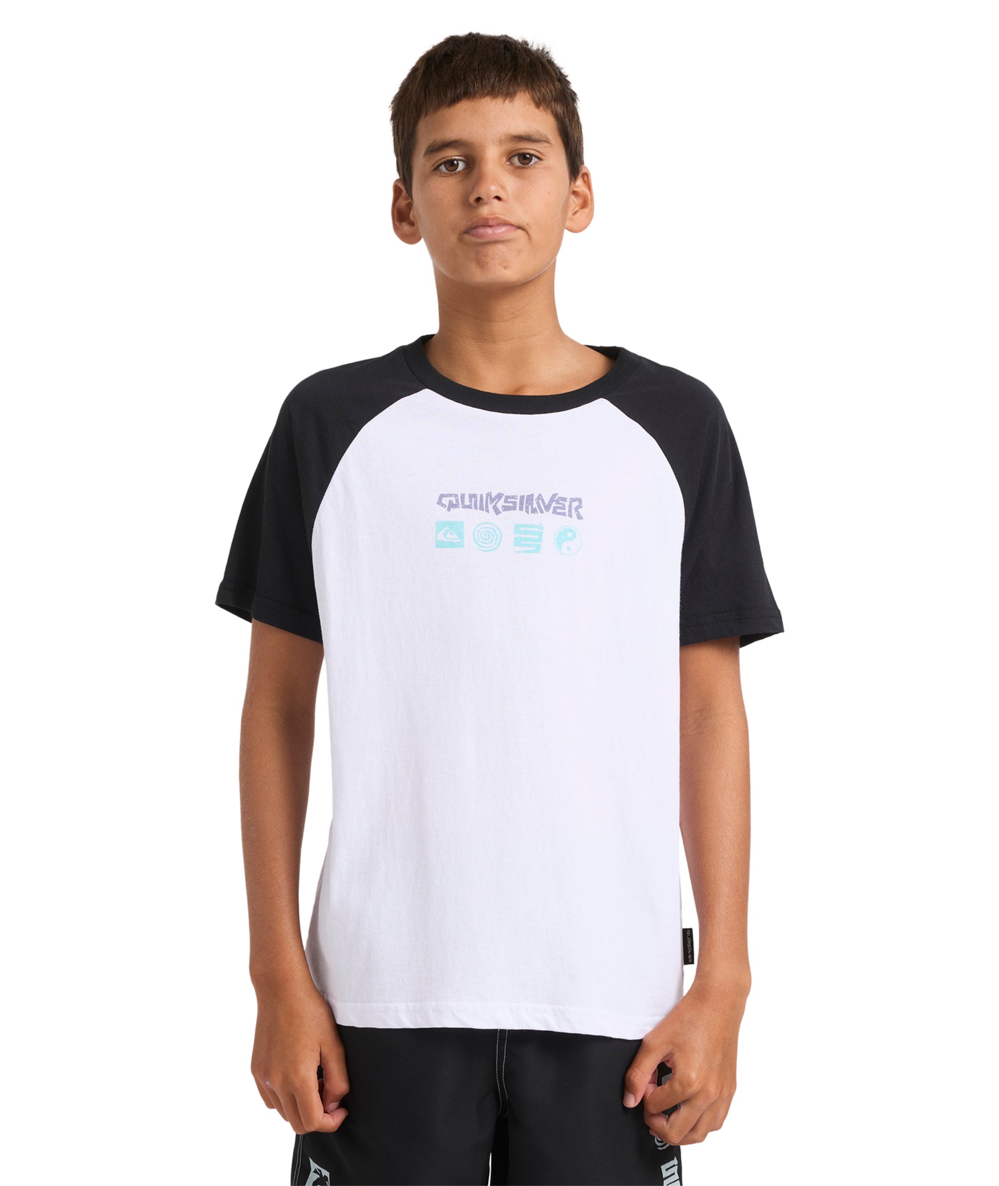 Quiksilver Next Gen Raglan Ss Yth in WHITE