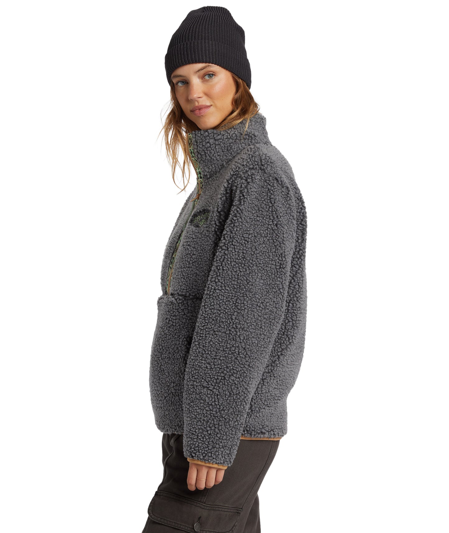 Billabong Horizon Mock Neck in CHARCOAL