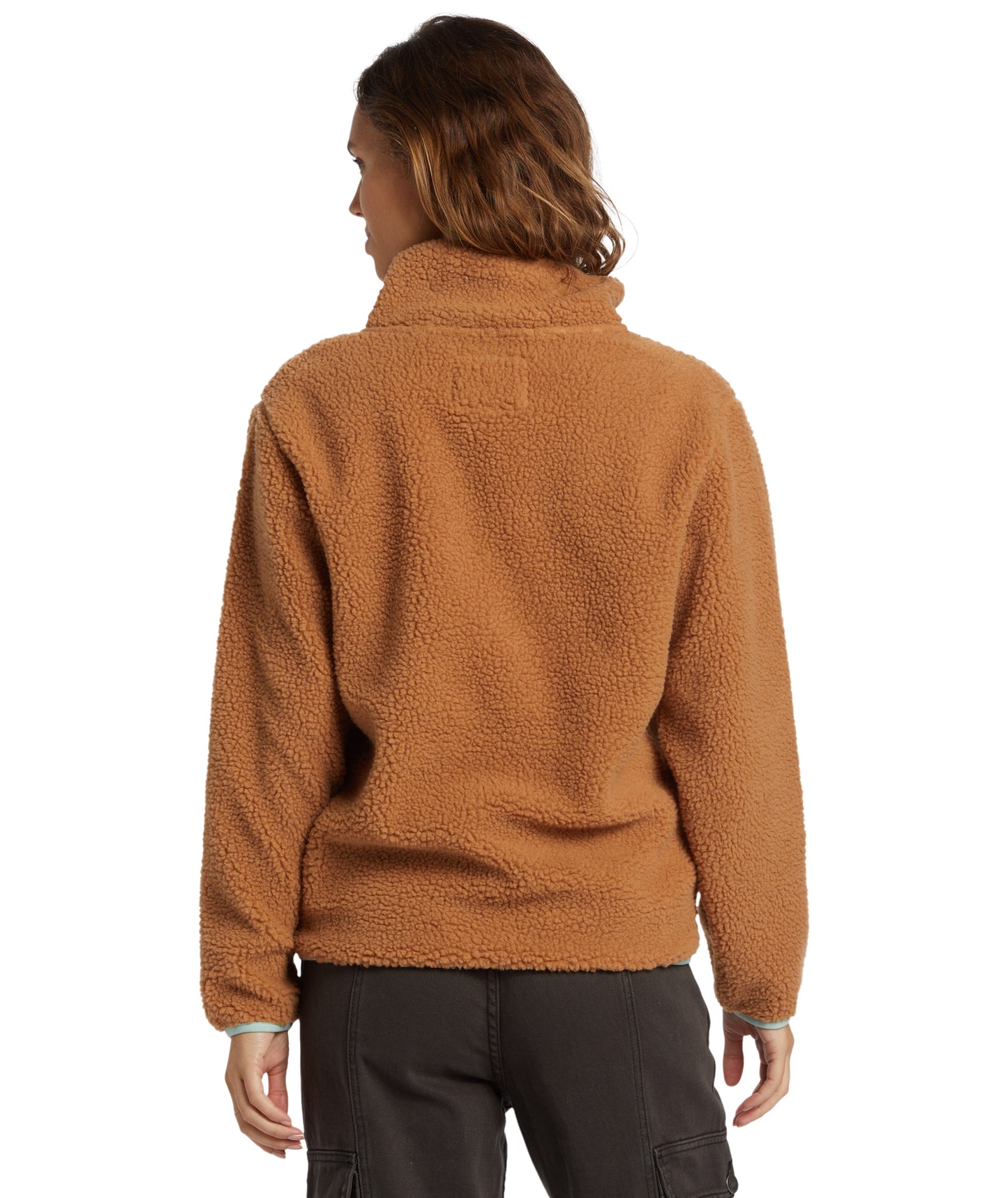 Billabong Horizon Mock Neck in SANDALWOOD