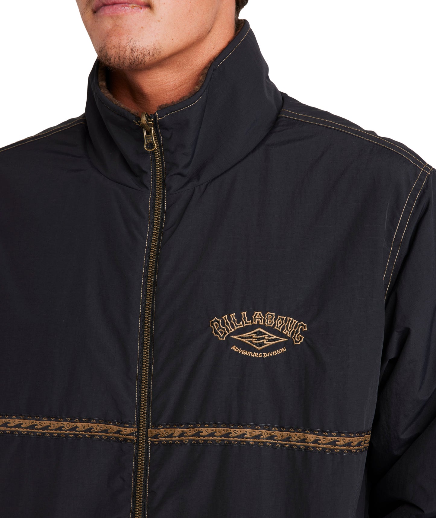 Billabong Gnaraloo Reversible Jacket in STEALTH