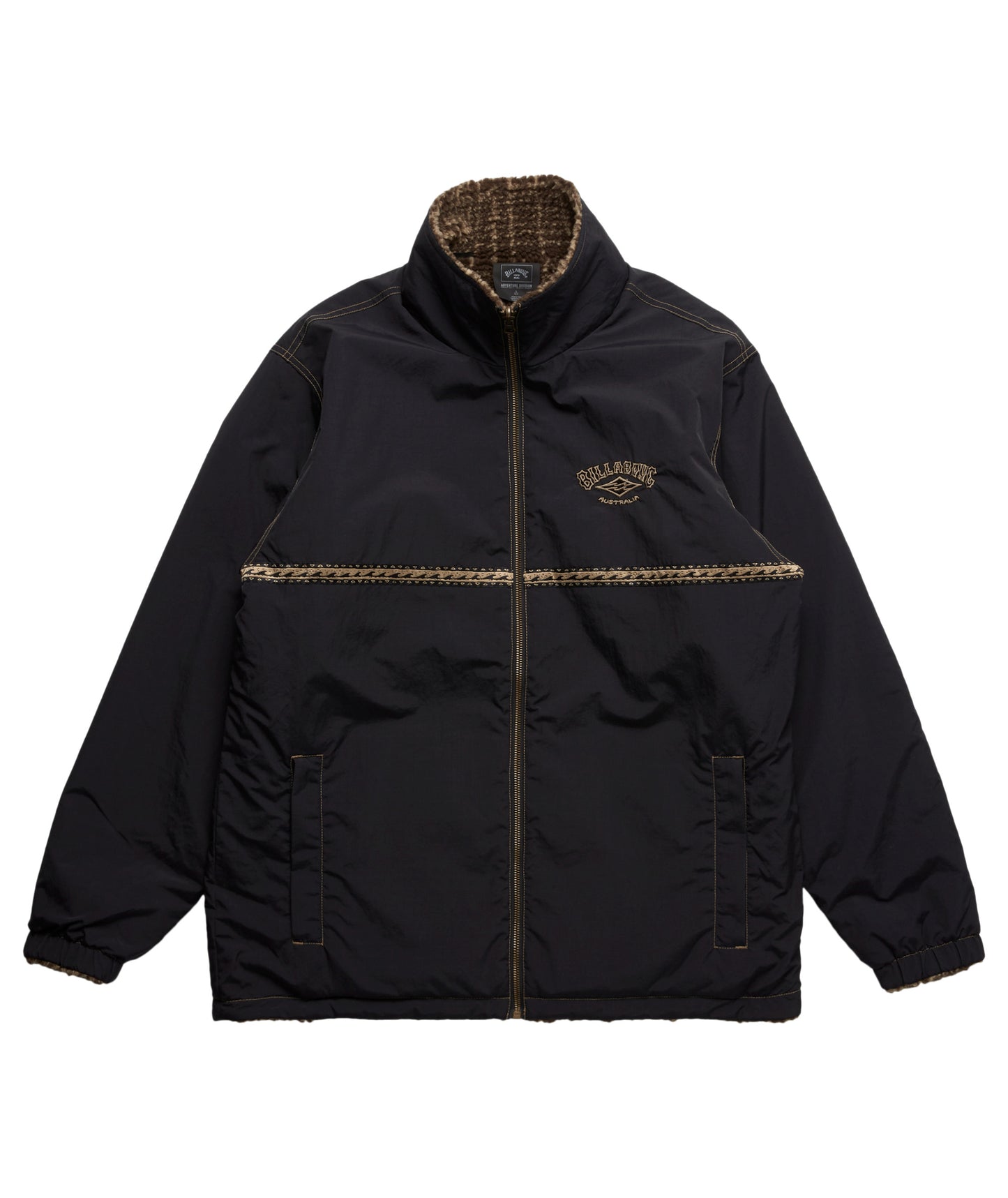 Billabong Gnaraloo Reversible Jacket in STEALTH