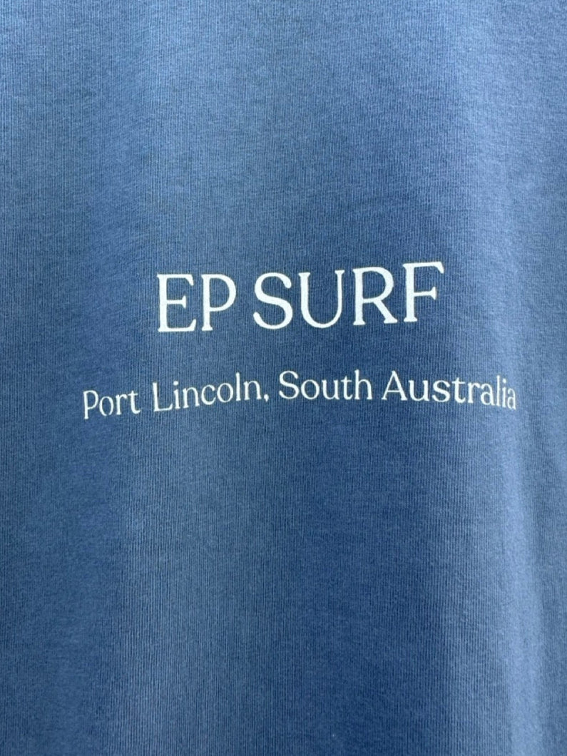 EP SURF Mens Signs Tee - Petrol Blue