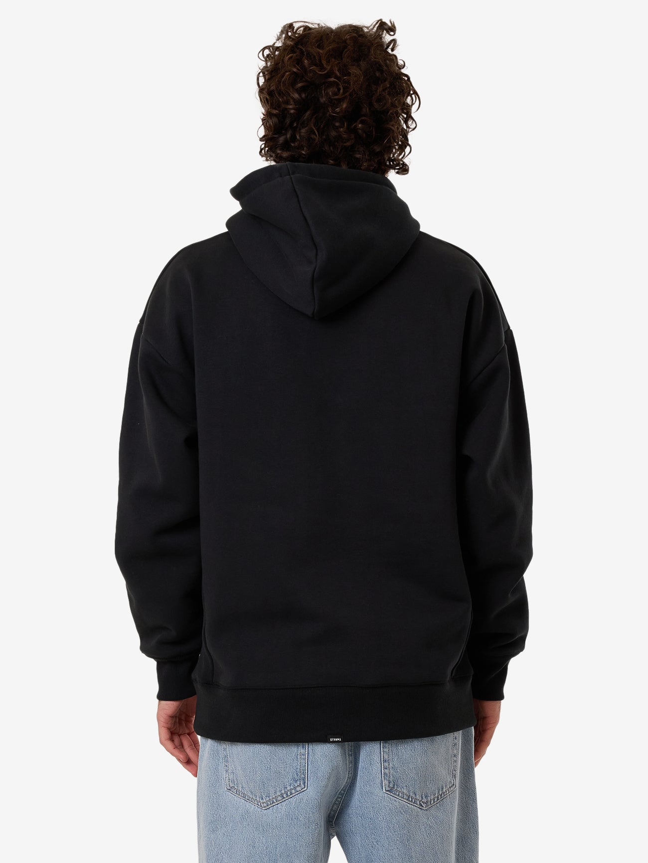 Thrills Behind It All Slouch Pull On Hood - Pirate Black in Pirate Black