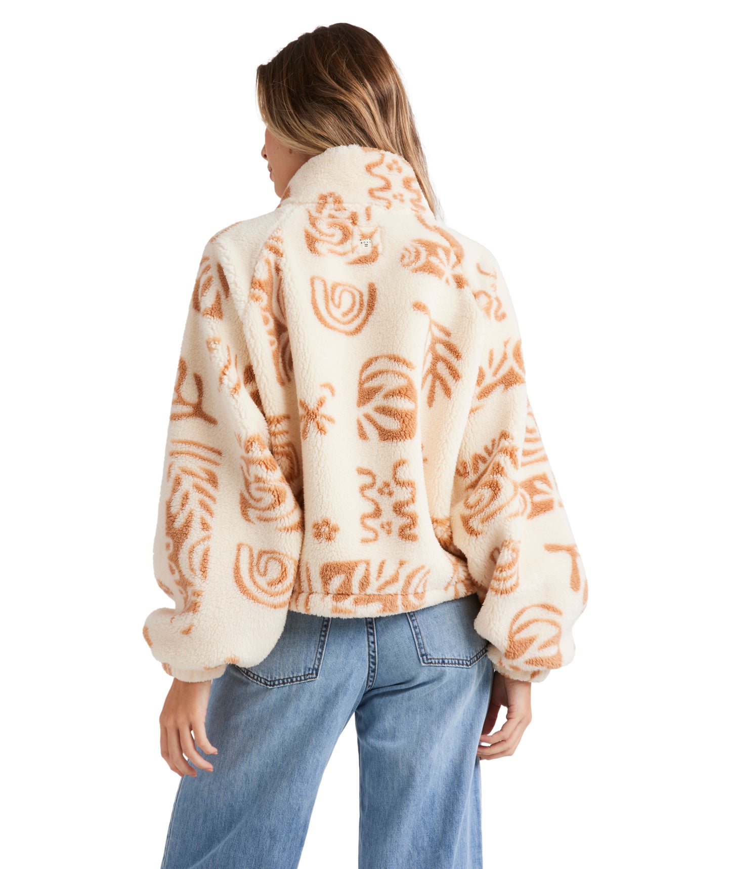 Billabong Feeling Playful Half Zip Crew in MULTI