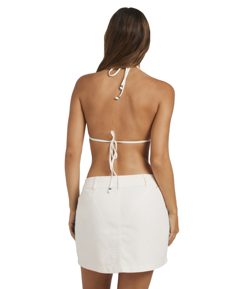 Billabong Bong Rule Mini Skirt in Salt Crystal