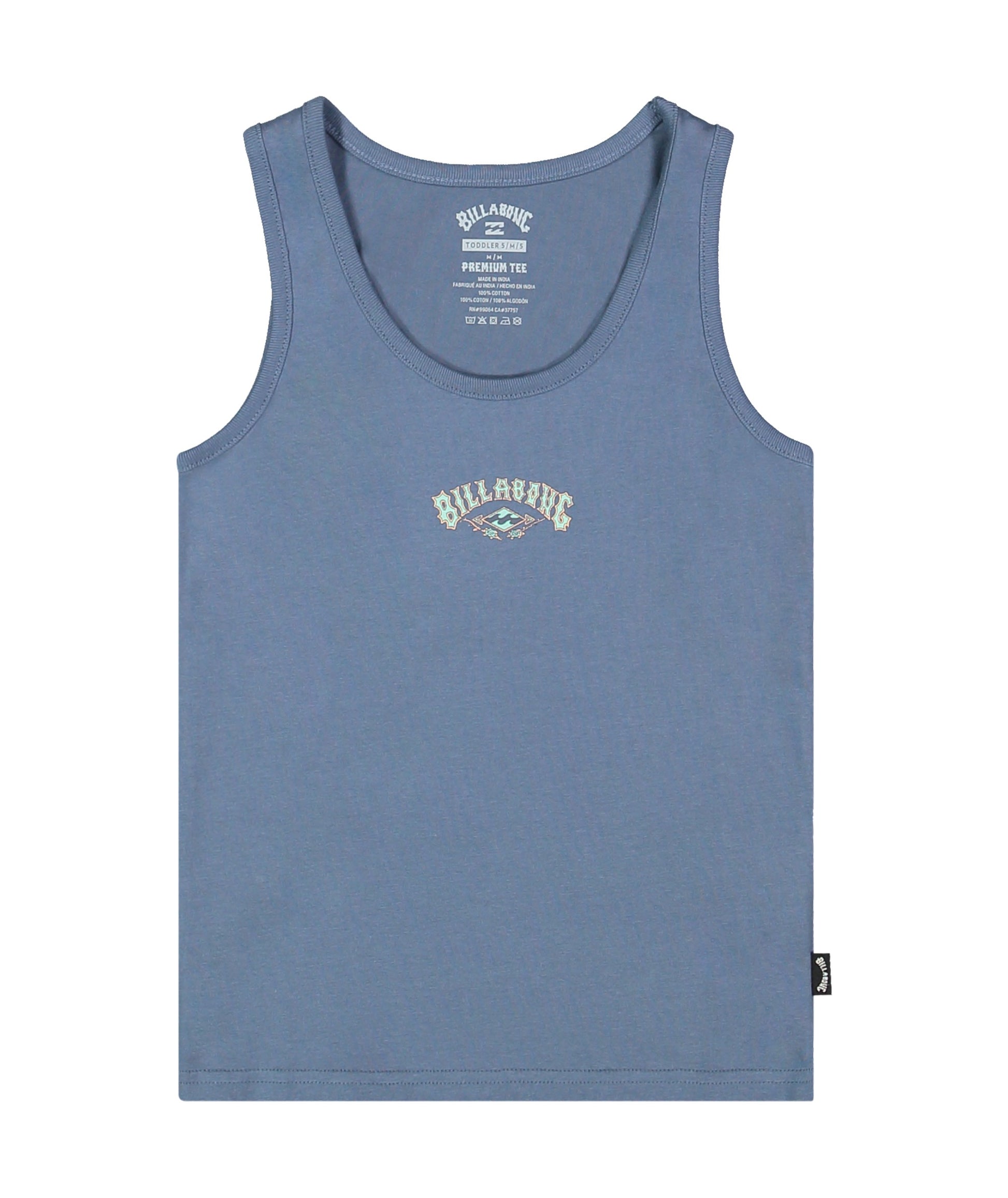 Billabong Groms Crossboards Tank in STEEL BLUE