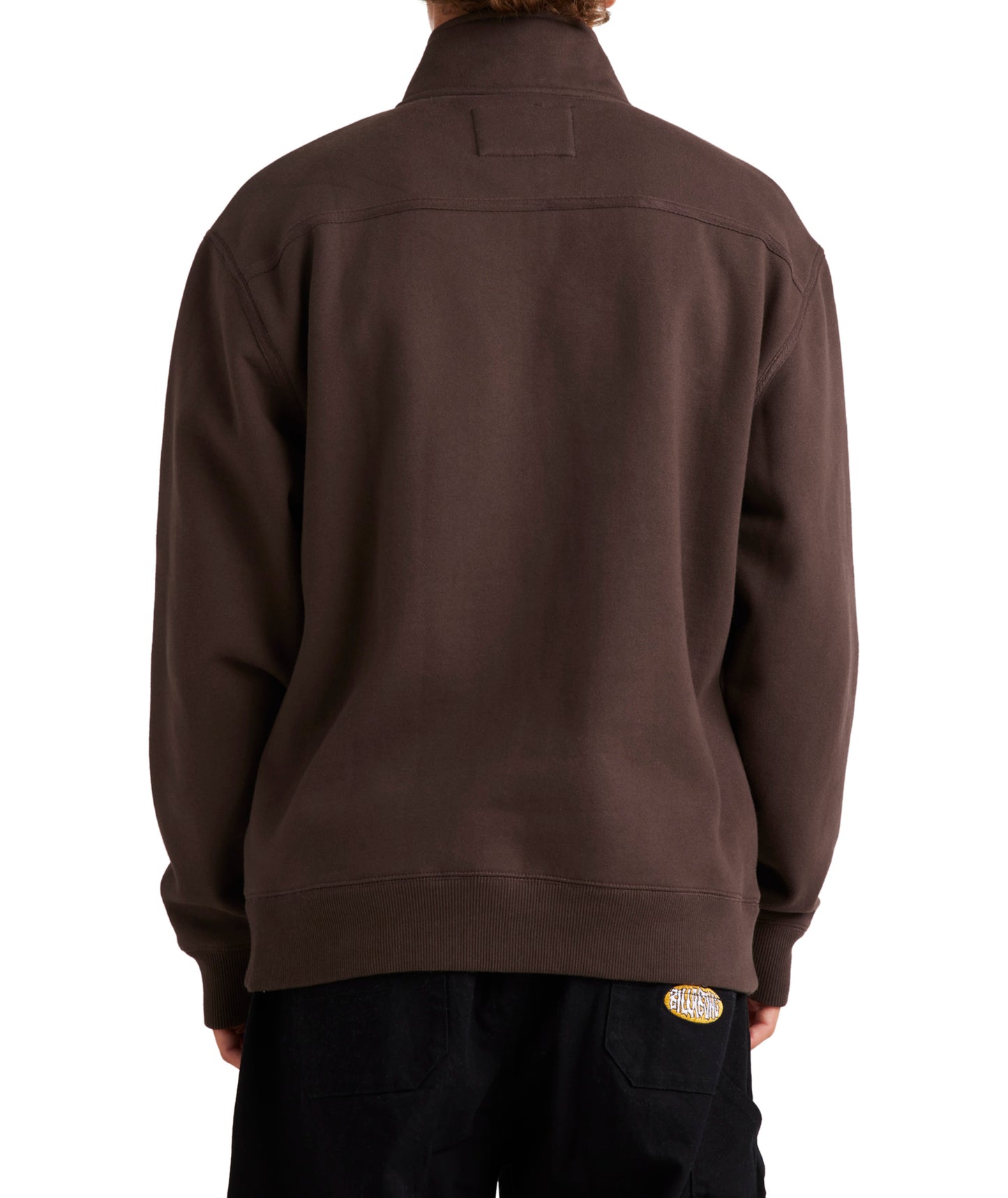 Billabong Script Zip Thru in DARK BROWN