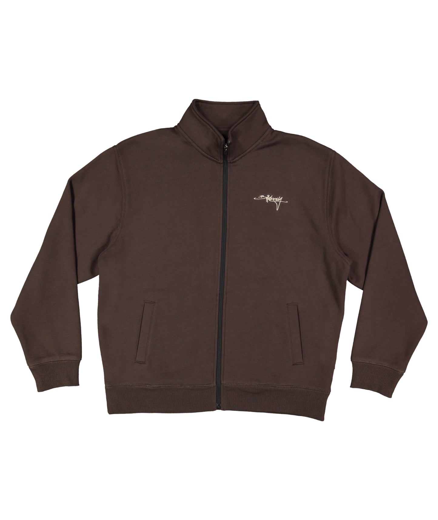 Billabong Script Zip Thru in DARK BROWN