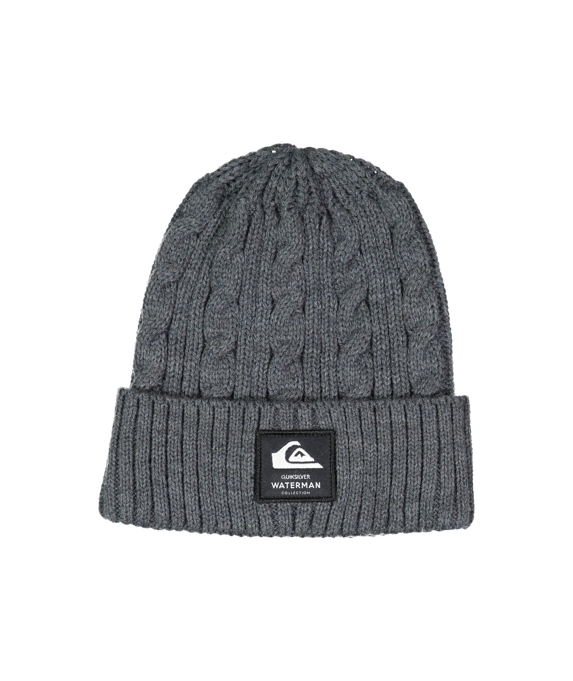 Quiksilver Cable Beanie in CHARCOAL HEATHER