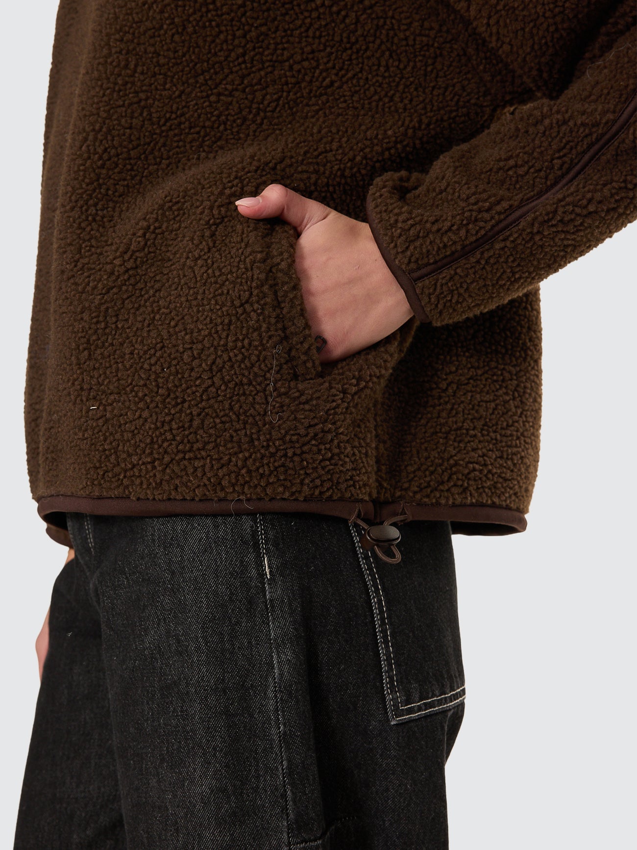 Thrills Co All Star Sherpa Fleece - Brown in Brown