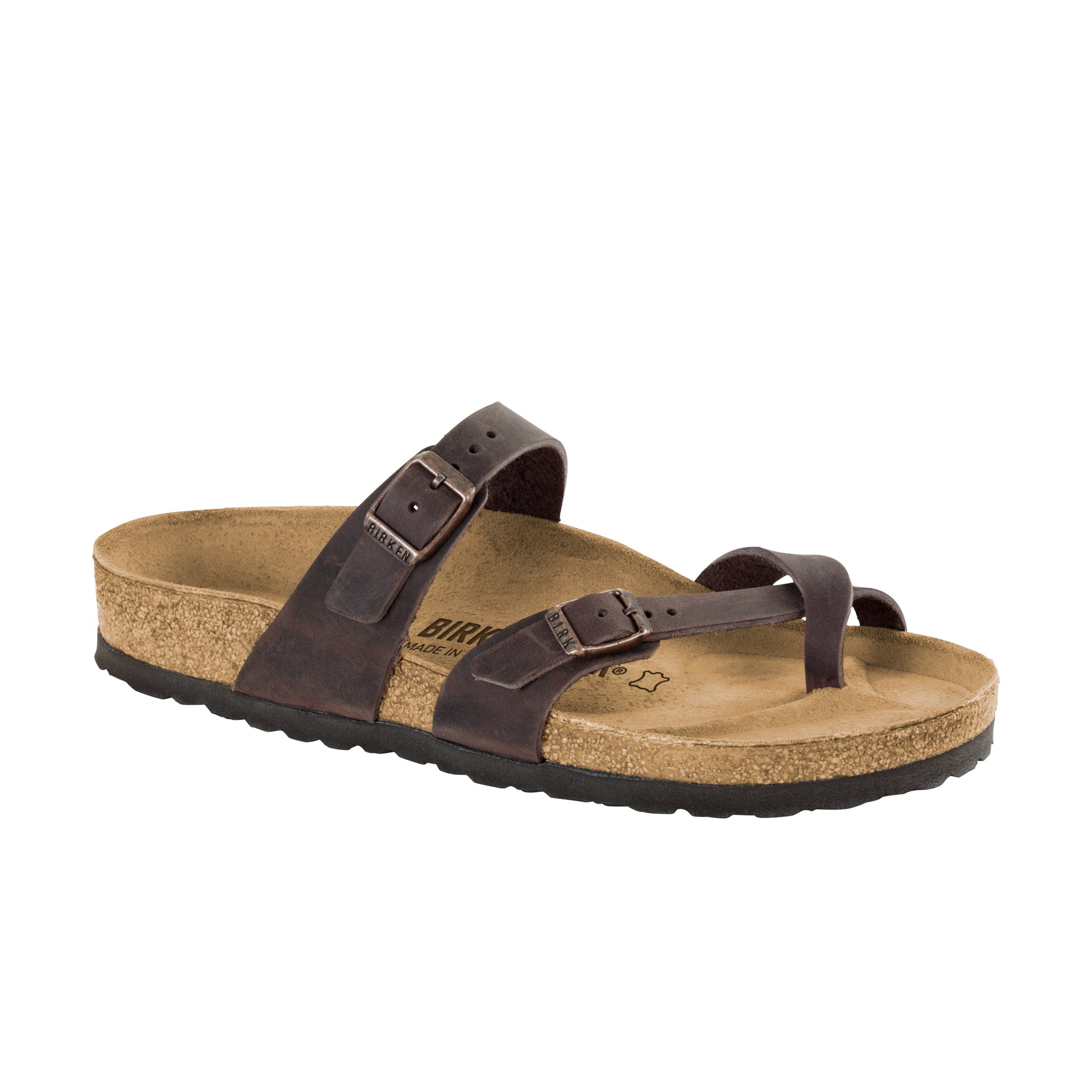 Birkenstock Mayari Habana Oiled Leather Narrow in Mayari Habana Oiled