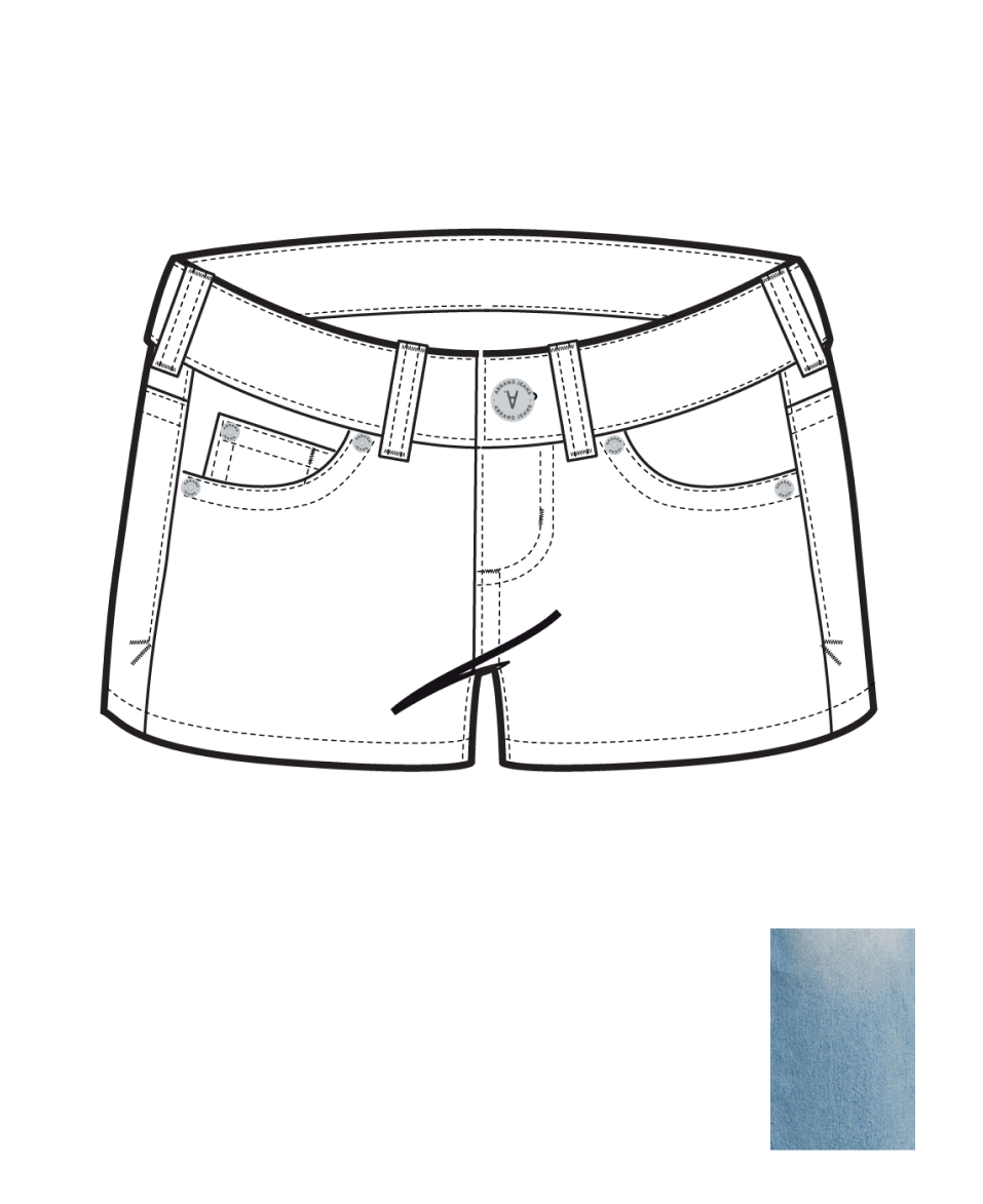 Abrand Jeans 00 Duty Short Marlowe in MARLOWE