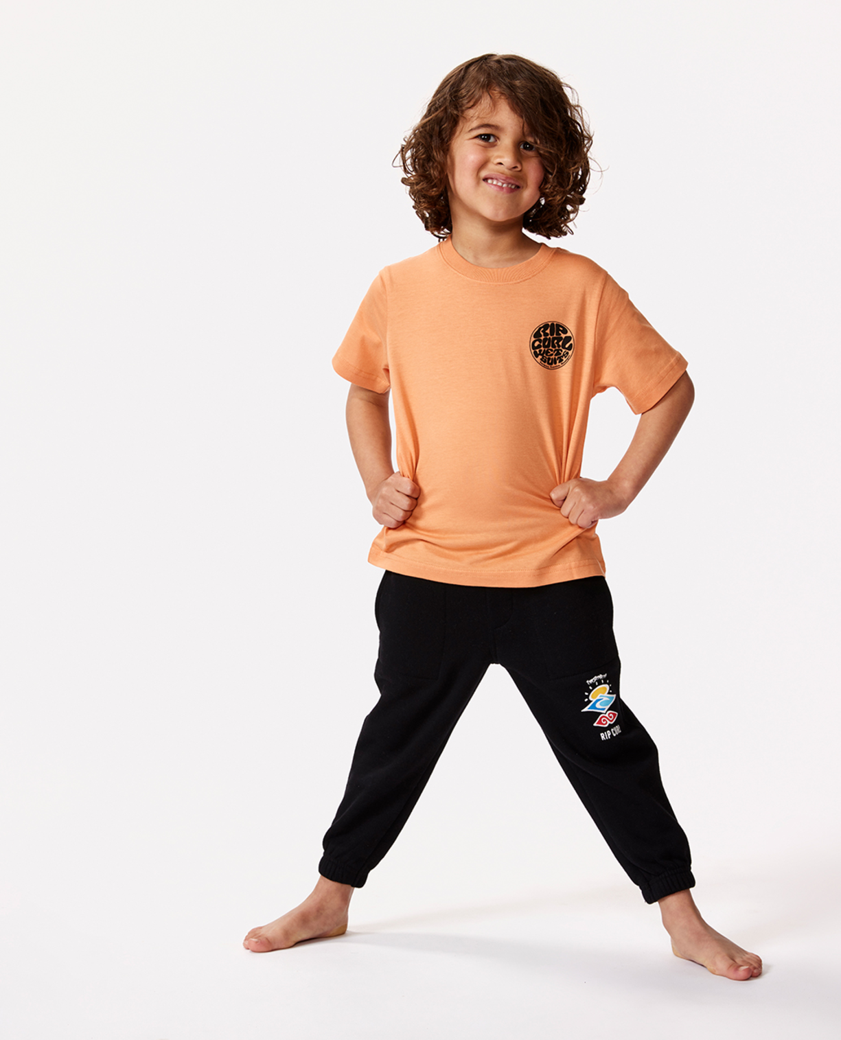 Rip Curl Icons Of Shred Trackpant -Boy in WASHED BLACK