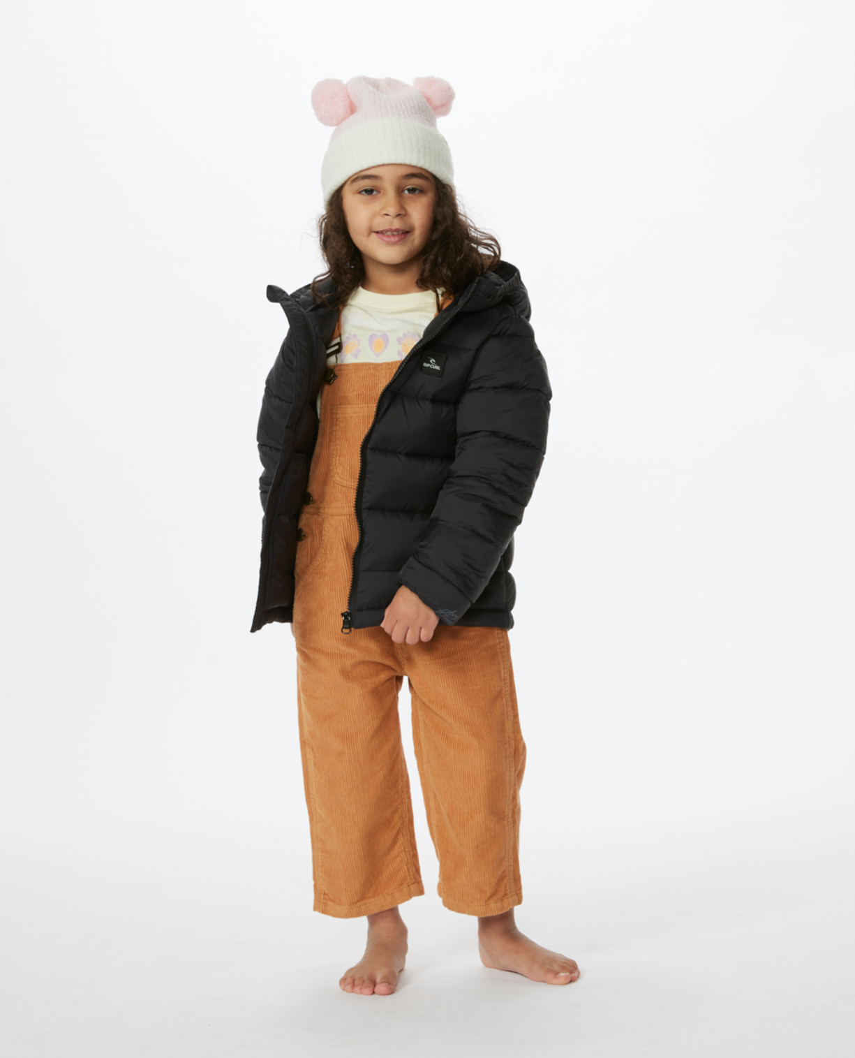 Rip Curl Anti Series Puffer Jacket-Kids in BLACK
