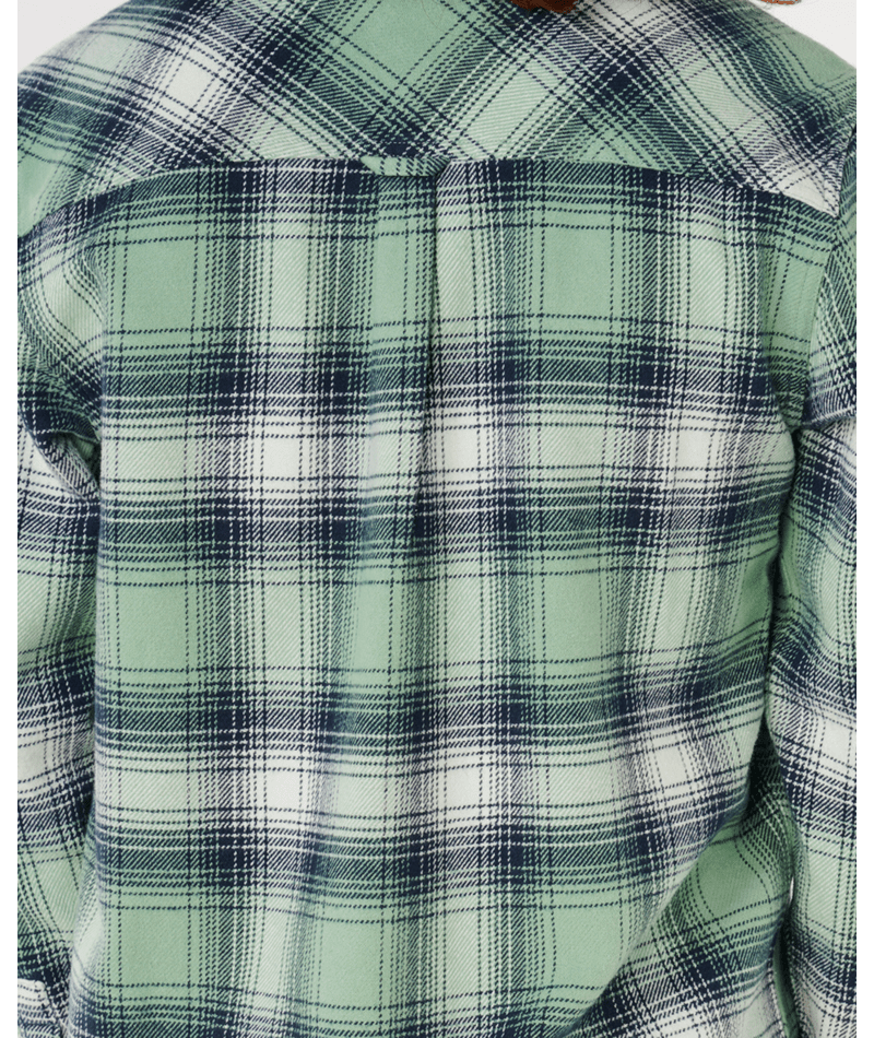 Rip Curl Count Flannel Shirt -Boy in ALOE