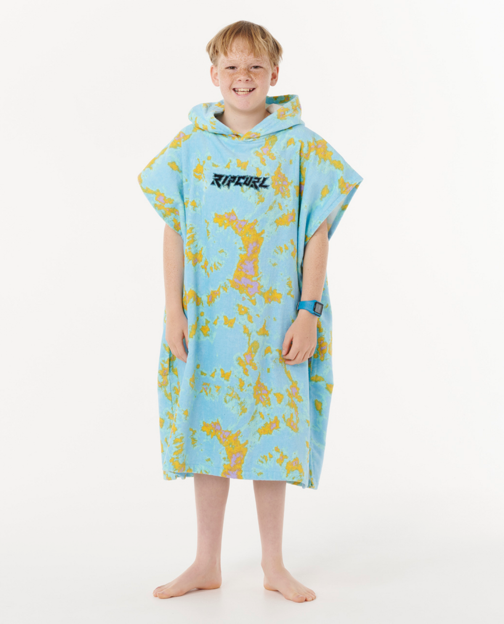 Rip Curl Printed Hooded Towel - Boy in BRIGHT BLUE