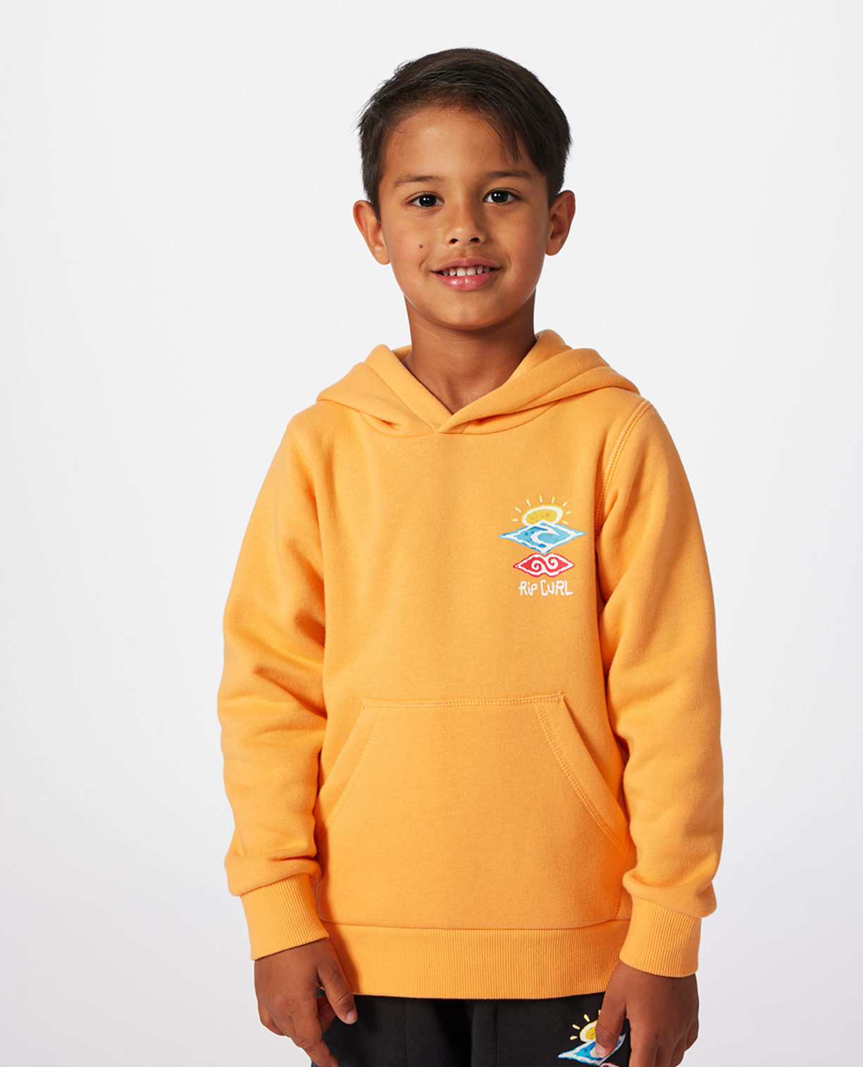 Rip Curl Icons Of Shred Hood -Boy in MANDARIN ZEST