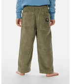 Rip Curl Surf Cord Pant - Boys in SURPLUS GREEN