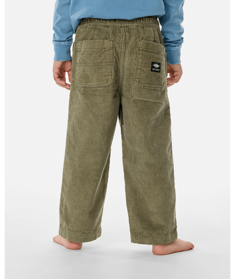 Rip Curl Surf Cord Pant - Boys in SURPLUS GREEN