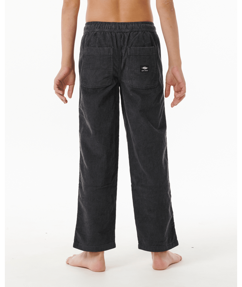 Rip Curl Surf Cord Pant - Boys in WASHED BLACK