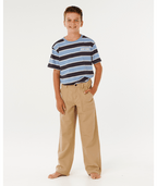 Rip Curl Hyped Canvas Pant-Boy in KHAKI SAND