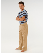 Rip Curl Hyped Canvas Pant-Boy in KHAKI SAND