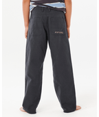 Rip Curl Hyped Canvas Pant-Boy in WASHED BLACK