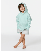 Rip Curl Surf Puff Heritage Hood-Girl in LIGHT SEA BLUE
