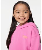 Rip Curl Surf Puff Heritage Hood-Girl in SUPER PINK
