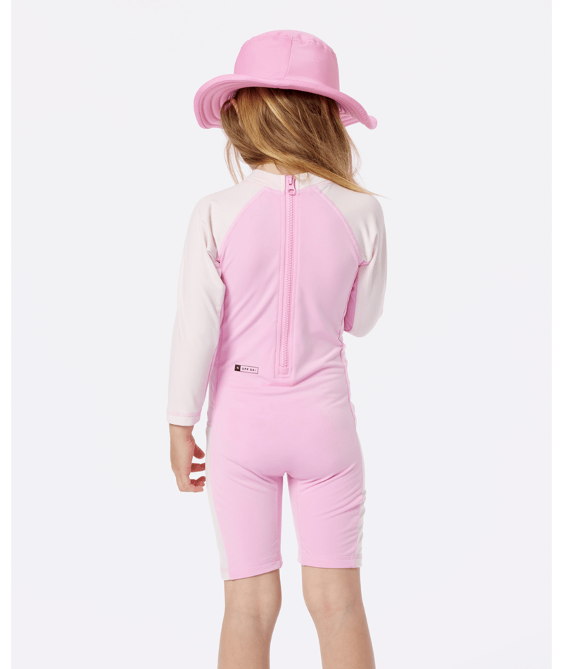 Rip Curl Icons Uv Brushed Surfsuit-Girl in BRIGHT PINK