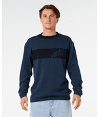 Rip Curl Panel Beater Knit Crew in DARK NAVY