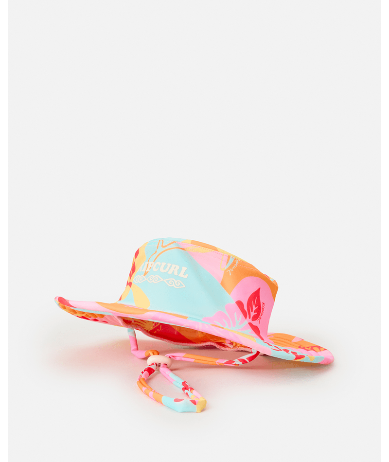 Rip Curl Mixed Swim Upf Bucket Hat-Girl in RED