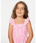 Rip Curl Surf Magic Woven Dress-Girl in BEGONIA PINK