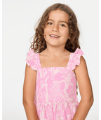 Rip Curl Surf Magic Woven Dress-Girl in BEGONIA PINK