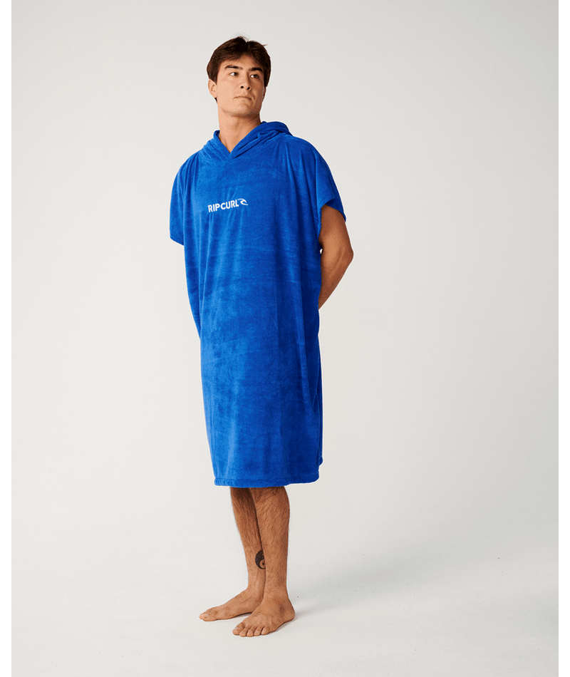 Rip Curl Brand Hooded Towel in ELECTRIC COBALT