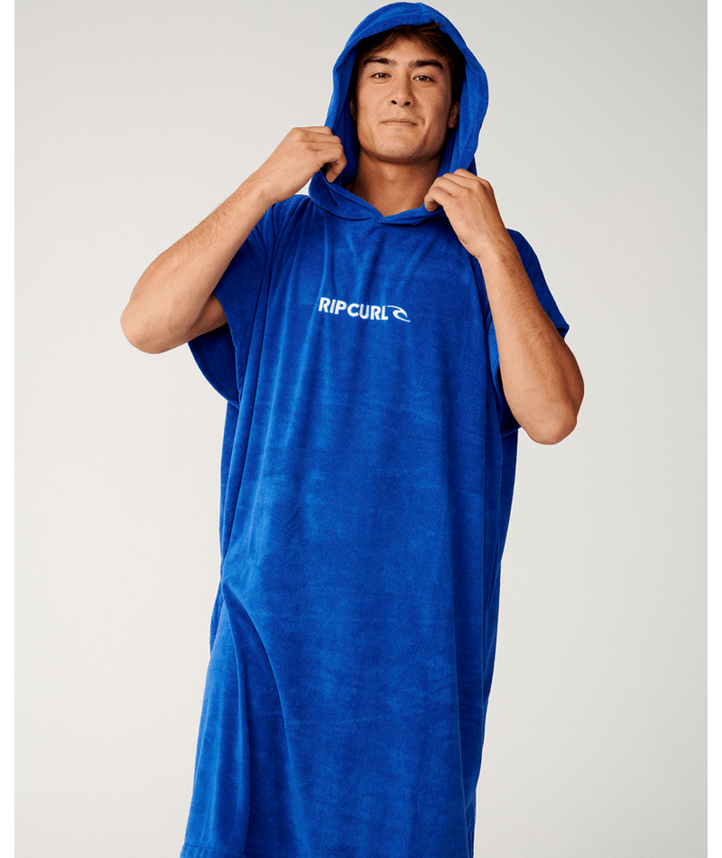 Rip Curl Brand Hooded Towel in ELECTRIC COBALT