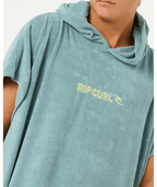 Rip Curl Brand Hooded Towel in BLUE LAGOON