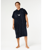 Rip Curl Classic Surf Hooded Towel in BLACK/OFF WHITE