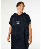 Rip Curl Classic Surf Hooded Towel in BLACK/OFF WHITE