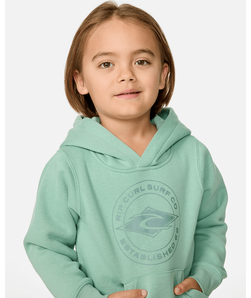 Rip Curl Stapler Hood-Boy in ALOE