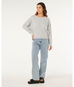 Rip Curl Emily Sweater in LIGHT GREY MARLE