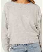 Rip Curl Emily Sweater in LIGHT GREY MARLE