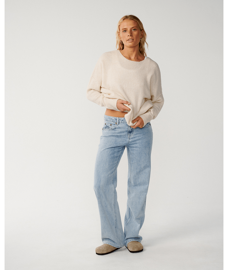 Rip Curl Emily Sweater in ECRU MARLE